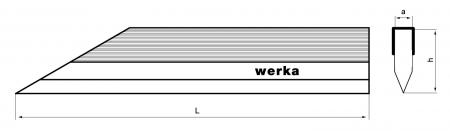 Preview: Haarlineal DIN 874/00